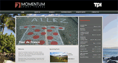 Desktop Screenshot of momentumsporttravel.com